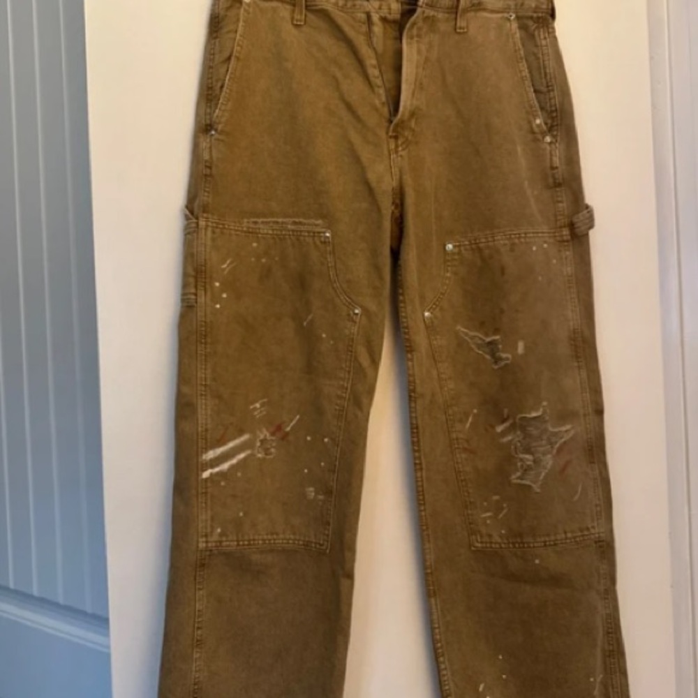 Men's Brown Workwear Carpenter Pants
